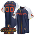 Houston Astros 2023 Space City Champions Alternate Cool Limited Custom Jersey