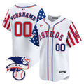 Houston Astros 2024 Fourth Of July Vapor Premier Limited Custom Jersey