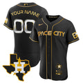 Texas Patch Houston Astros 2024 Space City Limited Flex Base Custom Jersey