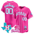 Houston Astros Barbie Patch Vapor Premier Limited Custom Jersey