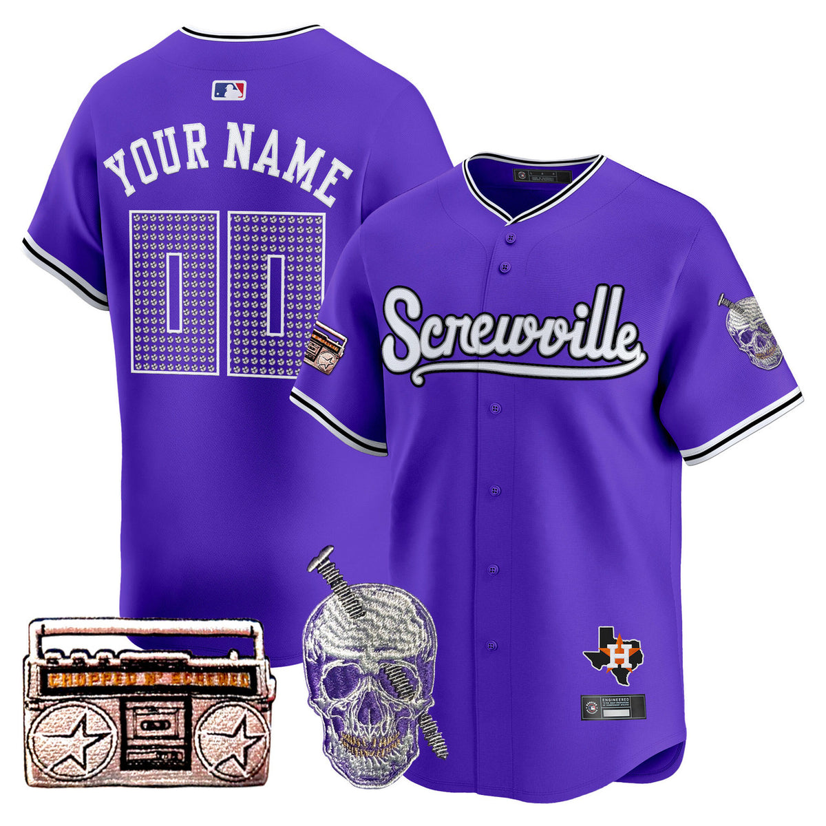Dj Screw #71 Houston Astros 2025 Vapor Premier Limited Custom Jersey