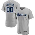 Black Gold #1 Houston Astros Special Limited Custom Jersey - Gray