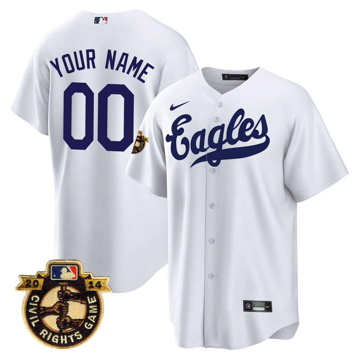 Houston Astros 1950 Throwback Houston Eagles Limited Custom Jersey