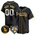 Atlanta Braves 2024 Spring Training Patch Vapor Premier Limited Custom Jersey