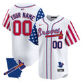 Independence Day V Atlanta Braves 2025 Apor Premier Limited Custom Jersey