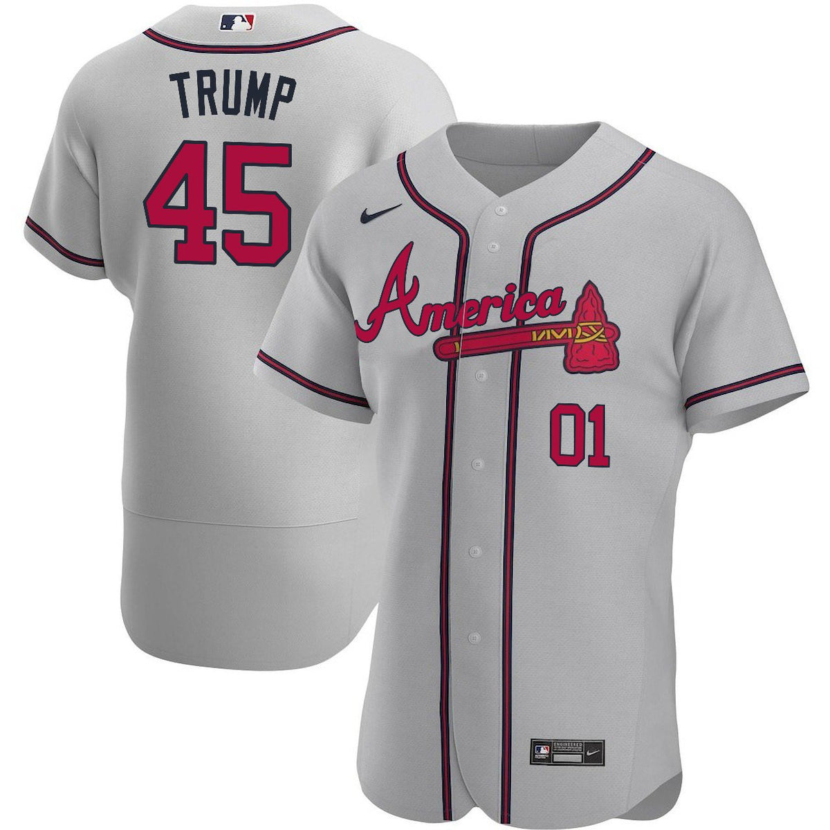 Atlanta Braves America Limited Jersey - Gray