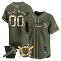 Atlanta Braves Armed Forces Day Vapor Premier Limited Custom Jersey