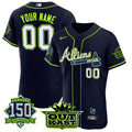 Atlanta Braves Atliens 150Th Anniversary Patch Limited Flex Base Custom Jersey