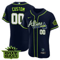 Atlanta Braves Atliens Limited Flex Base Custom Jersey