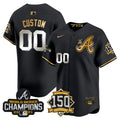 Atlanta Braves Champions 150Th Patch Vapor Premier Limited Custom Jersey