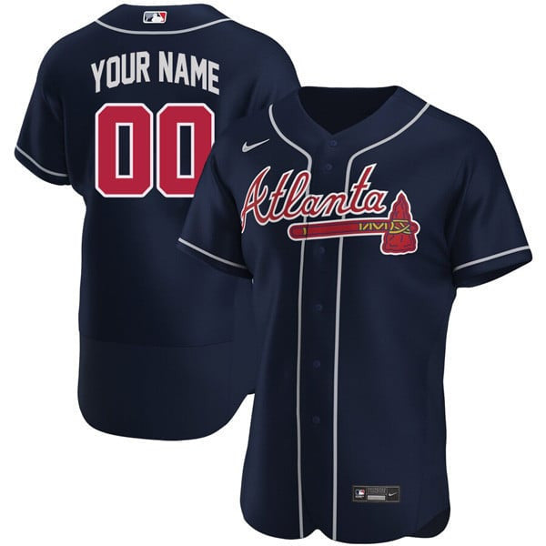 Atlanta Braves Limited Custom Jersey - Navy