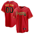 Atlanta Braves Trim Limited Custom Jersey - Gold