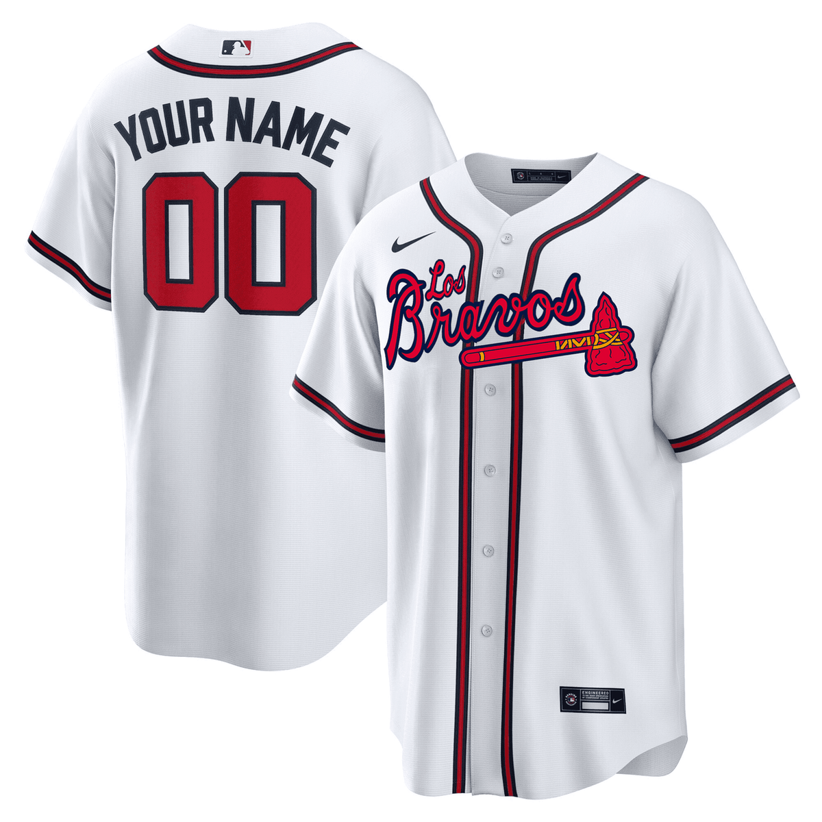 Atlanta Braves Los Bravos Limited Custom Jersey