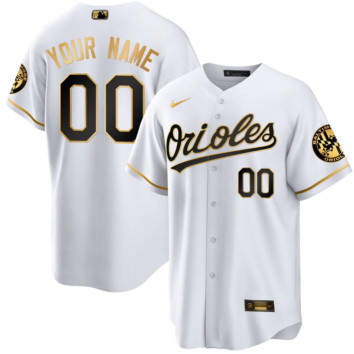 Baltimore Orioles 2023 Special Cool Limited Custom Jersey - Gold