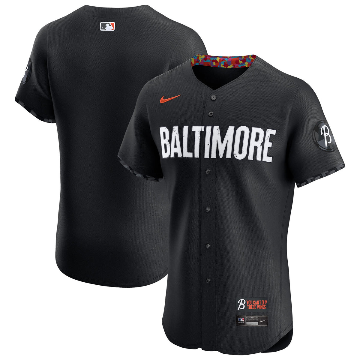 Baltimore Orioles Nike City Connect Elite Jersey - Black