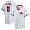 Barry Larkin #11 Cincinnati Reds Nike Home Cooperstown Limited Player Jersey - White