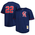 Bo Jackson California Angels Mitchell Ness Tall Big Cooperstown Batting Practice Limited Jersey - Navy