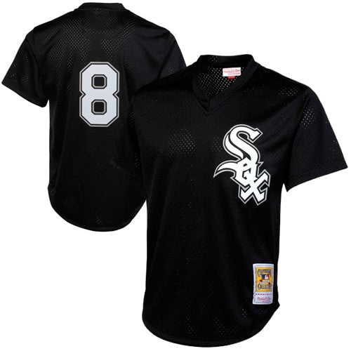 Bo Jackson #8 Chicago White Sox Mitchell Ness 1993 Authentic Cooperstown Batting Practice Jersey - Black
