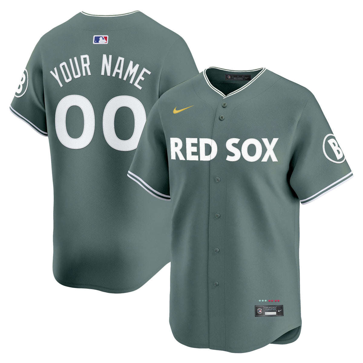 Boston Red Sox 2025 City Connect Vapor Premier Limited Custom Jersey