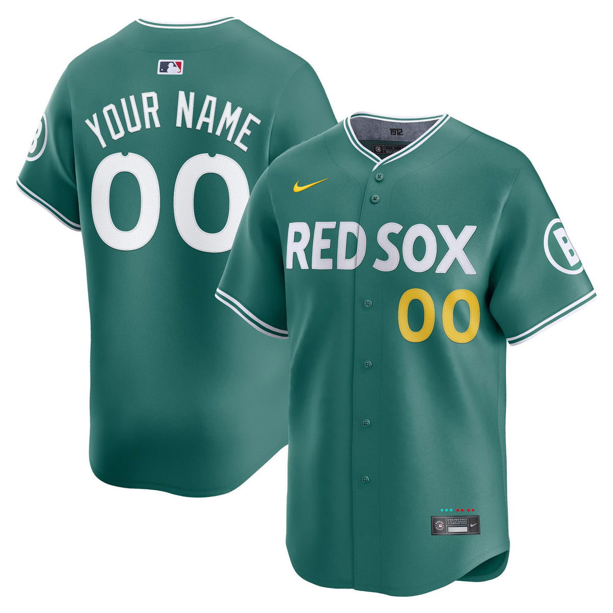 Boston Red Sox 2025 City Connect Vapor Premier Limited V2 Custom Jersey