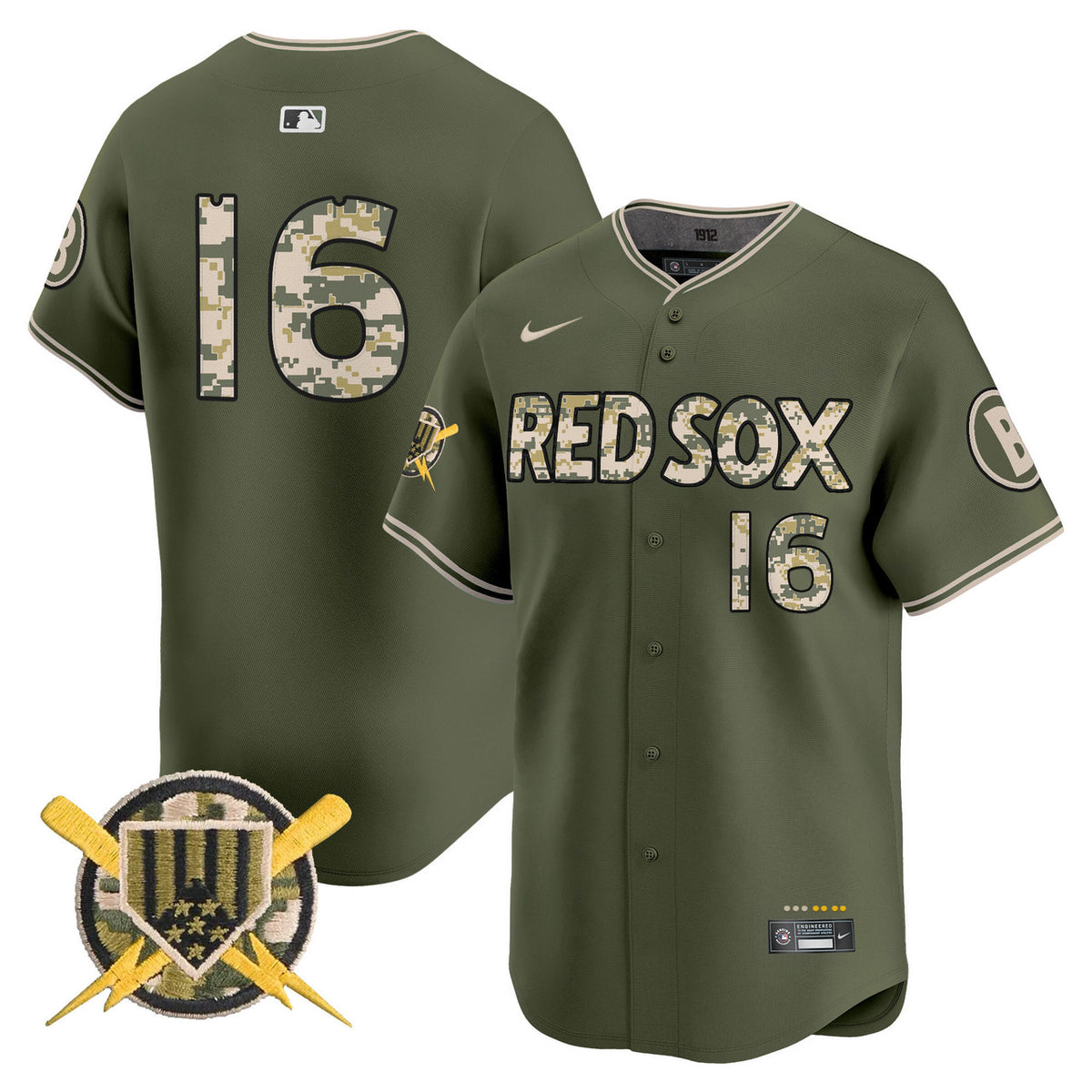 Boston Red Sox Armed Forces Day Vapor Premier Limited Jersey