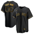 Black Gold #50 Boston Red Sox Limited Custom Jersey - White Gold