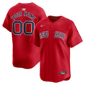 Boston Red Sox Nike Alternate Limited Custom Jersey - Red