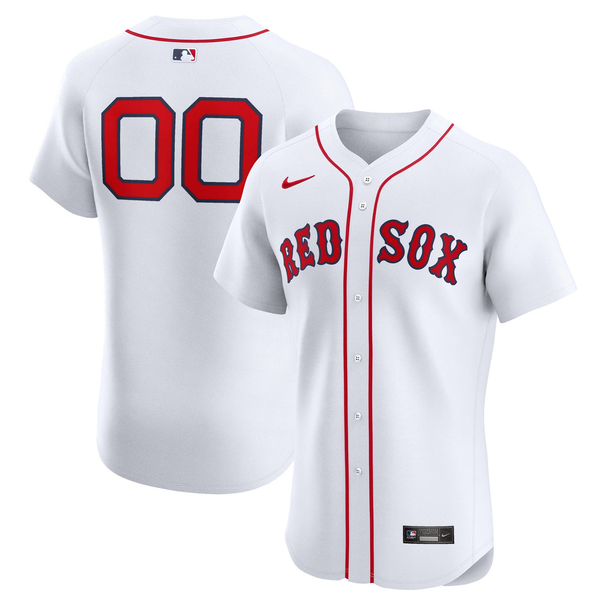 Boston Red Sox Nike Home Elite Custom Jersey - White