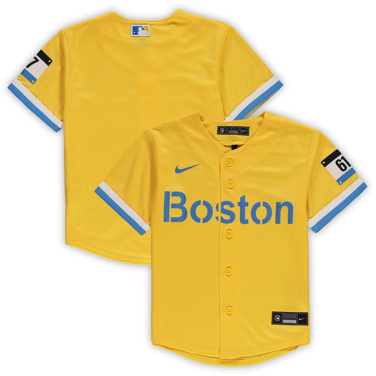 Boston Red Sox Nike Preschool City Connect Limited Team Jersey - Gold