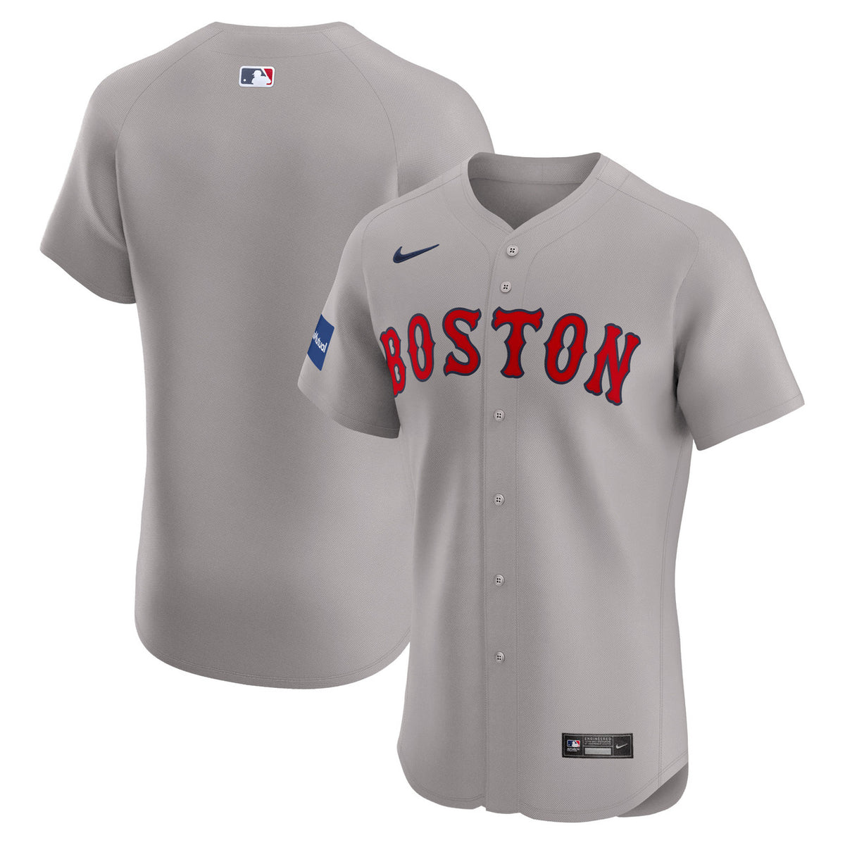 Boston Red Sox Nike Road Elite Patch No Color Jersey