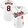 Cal Ripken #8 Baltimore Orioles Mitchell Ness Home Authentic Jersey - White