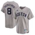 Carl Yastrzemski #8 Boston Red Sox Nike Throwback Cooperstown Limited Jersey - Gray
