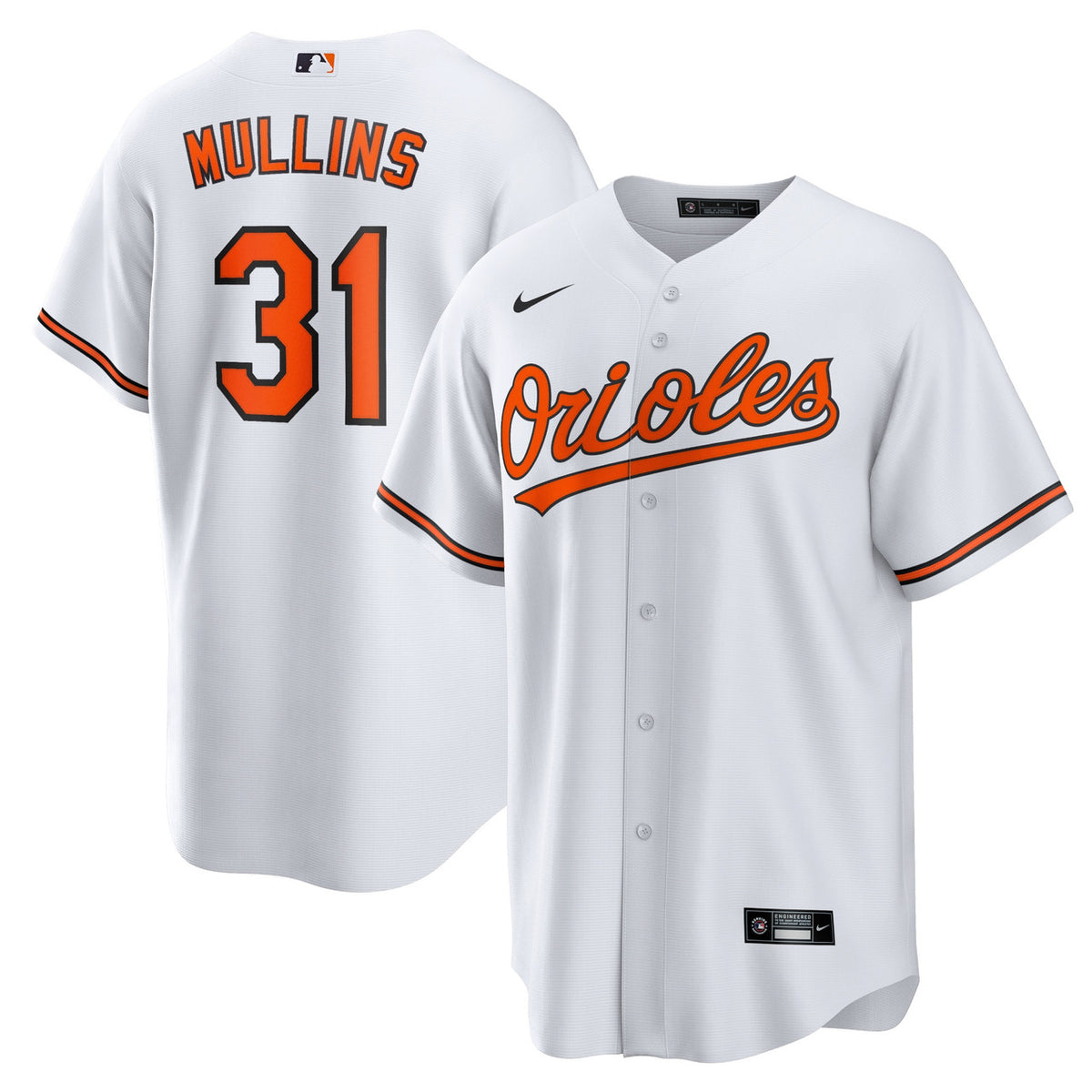 Cedric Mullins #31 Baltimore Orioles Nike Limited Player Jersey - White