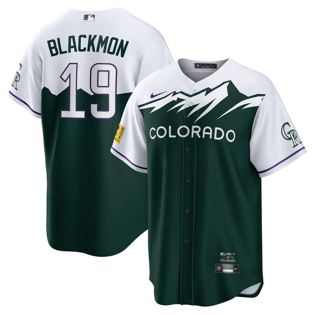 Charlie Blackmon #19 Colorado Rockies Nike City Connect Limited Player Jersey - Green