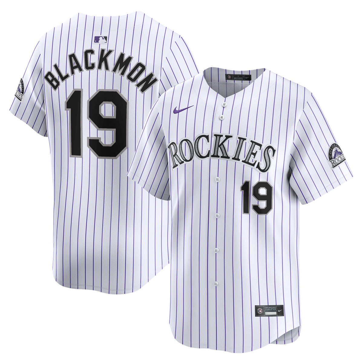 Charlie Blackmon #19 Colorado Rockies Nike Home Limited Player Jersey - White