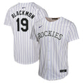 Charlie Blackmon #19 Colorado Rockies Nike Youth Home Limited Player Jersey - White