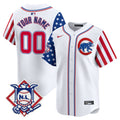 Chicago Cubs 2024 Fourth Of July Vapor Premier Limited Custom Jersey