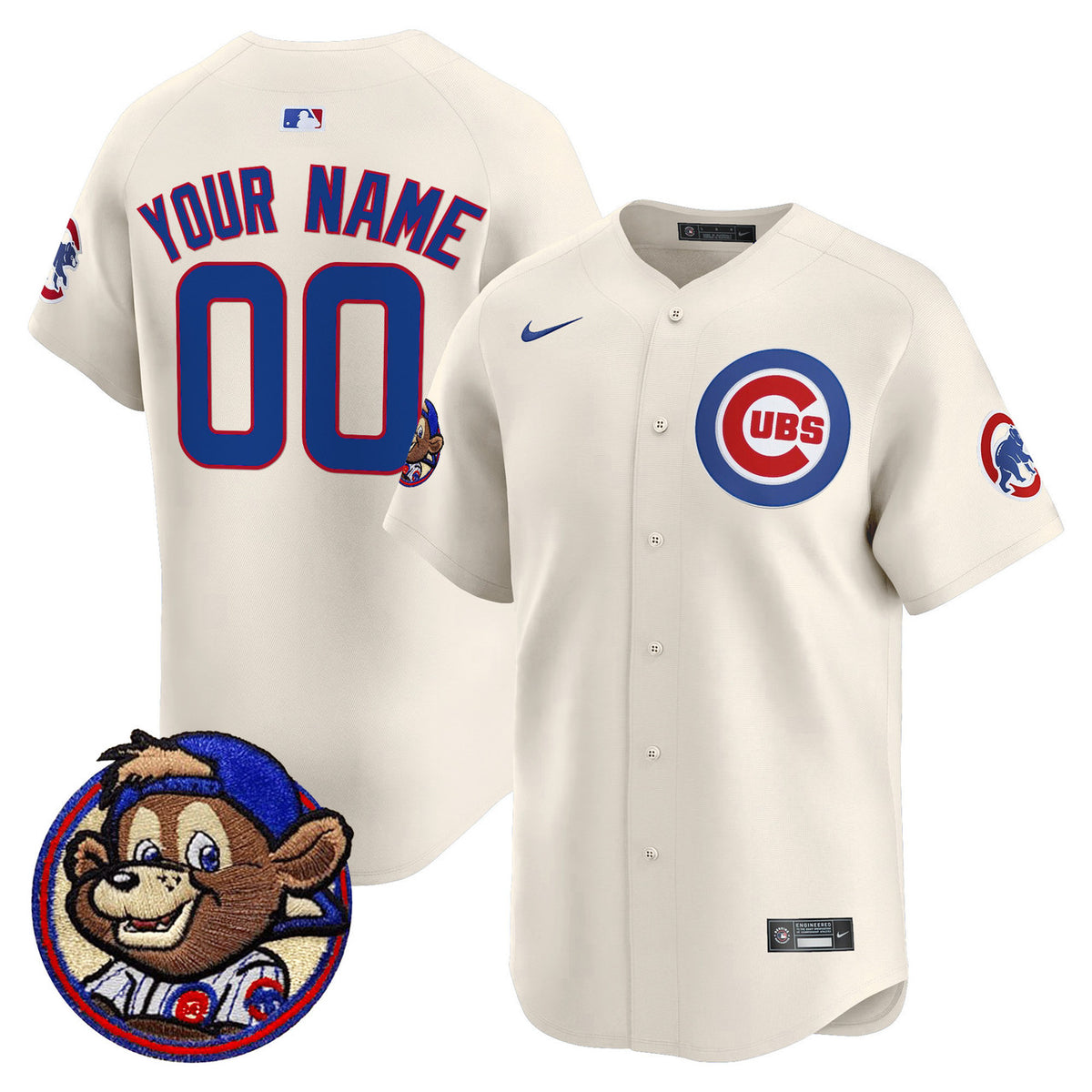 Clark Patch #00 Chicago Cubs Vapor Premier Limited Custom Jersey