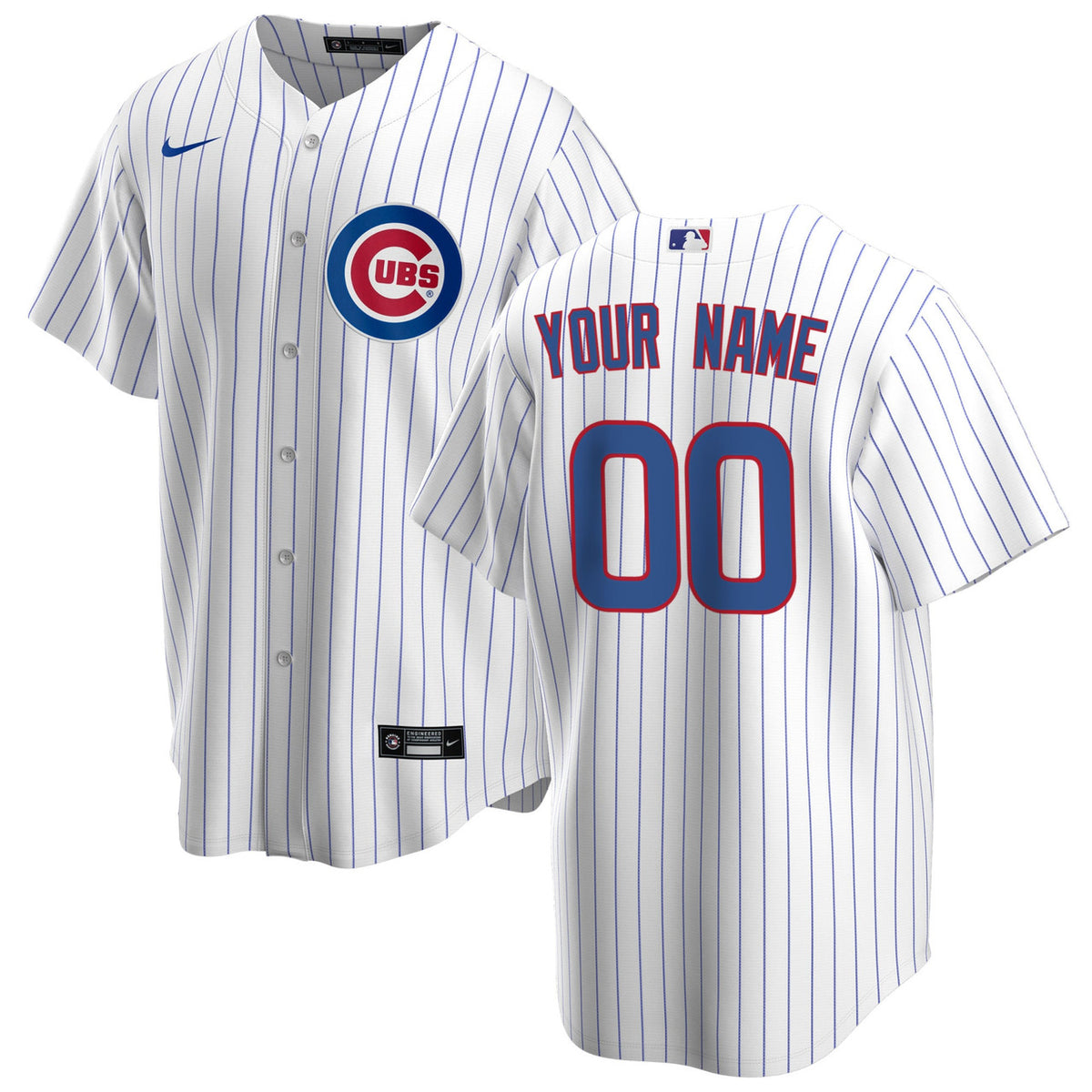 Chicago Cubs Nike Home Limited Custom Jersey - White