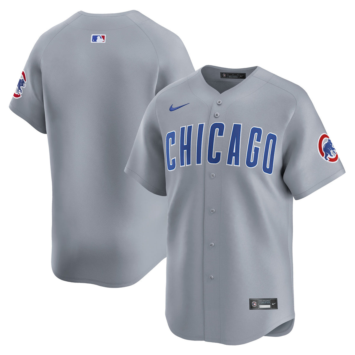 Chicago Cubs Nike Road Limited Jersey - Gray