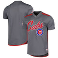 Chicago Cubs Stitches Team V-Neck Limited Jersey - Charcoal