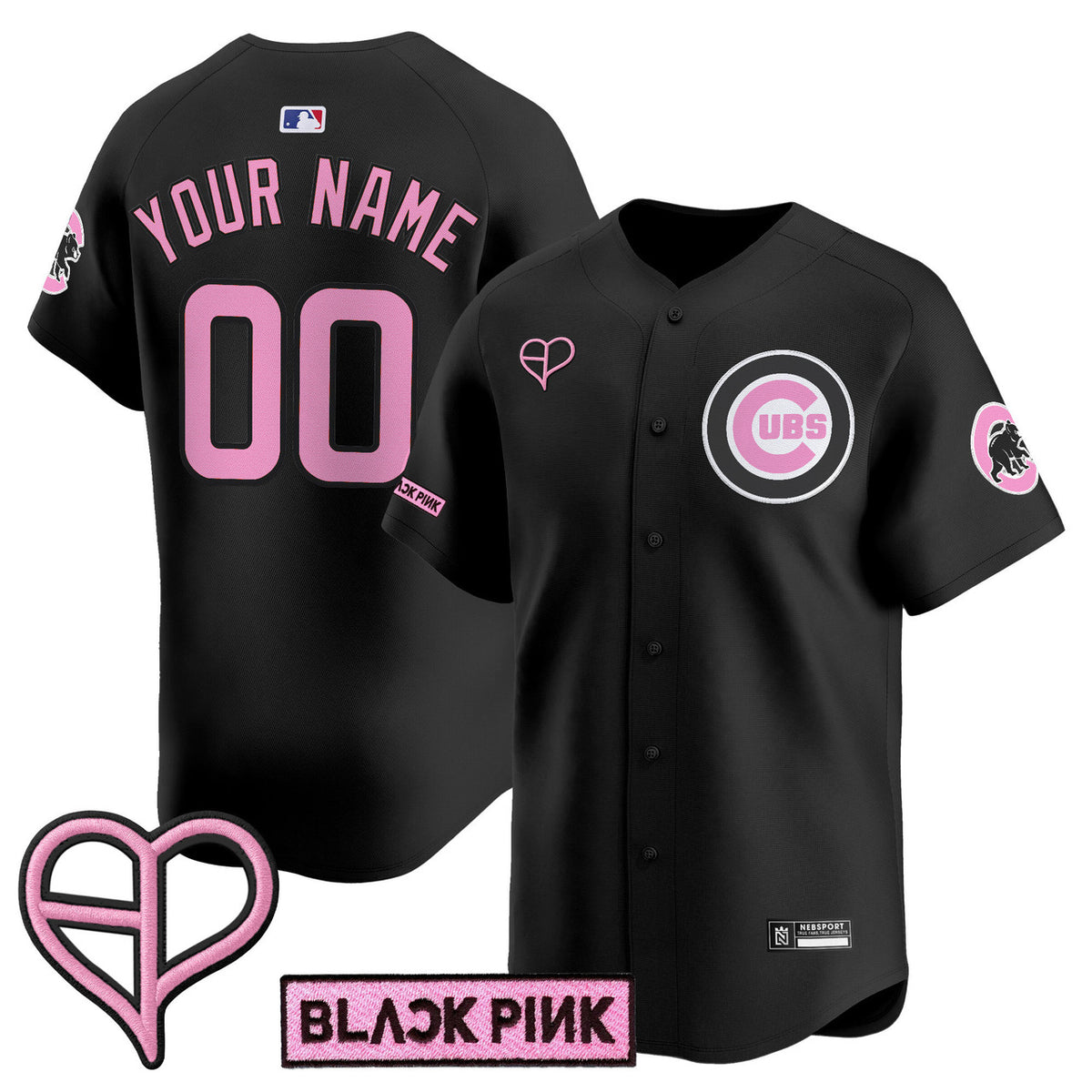 Chicago Cubs 2025 X Blackpink Vapor Premier Limited Custom Jersey