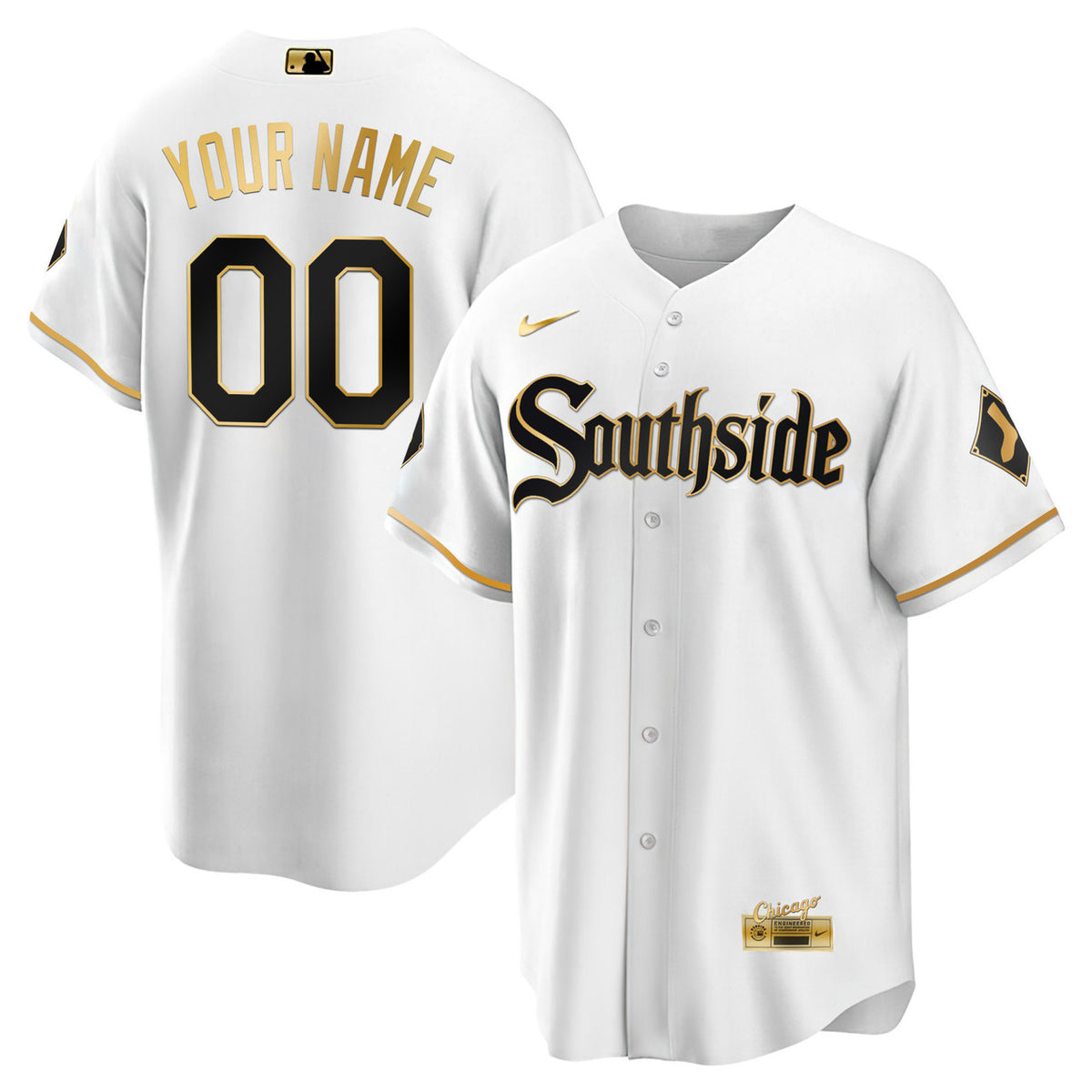 Chicago White Sox Limited Baseball Custom Jersey - Gold
