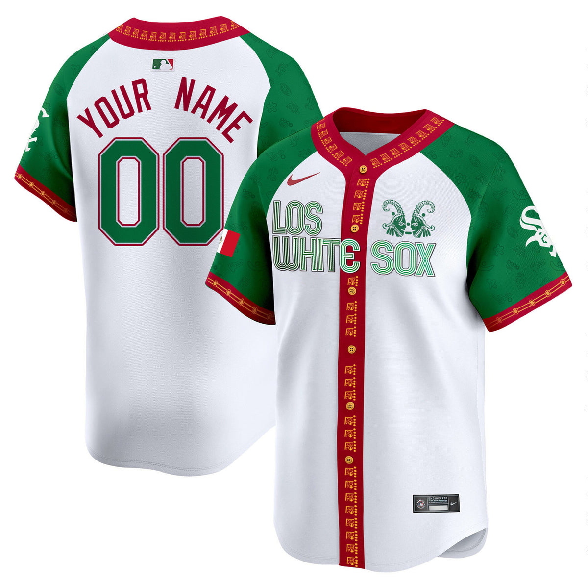 Chicago White Sox Mexico Vapor Premier Limited Custom Jersey