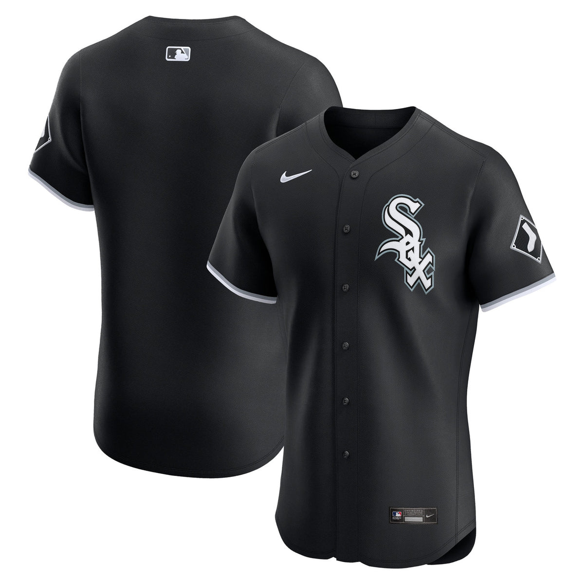 Chicago White Sox Nike Alternate Vapor Premier Elite Patch Jersey - Black