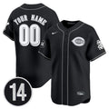 Pete Rose #14 Cincinnati Reds 2025 Lights Out Vapor Premier Limited Patch Custom Jersey