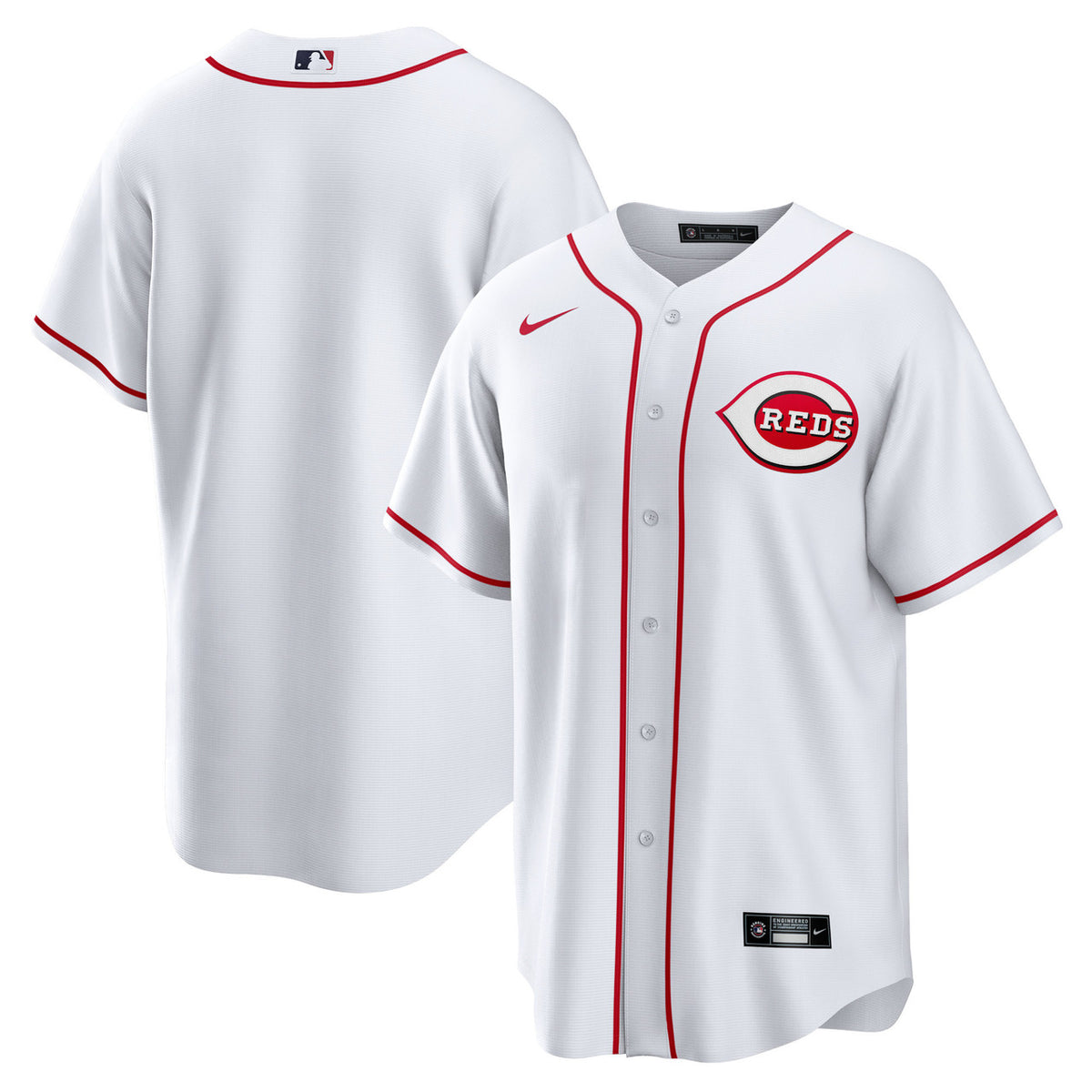 Cincinnati Reds Nike Home Blank Limited Jersey - White