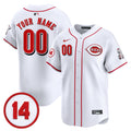 Pete Rose #14 Cincinnati Reds Patch Vapor Premier Limited Custom Jersey