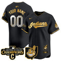Al Central Cleveland Indians 2024 Division Champions Vapor Premier Limited Custom Jersey