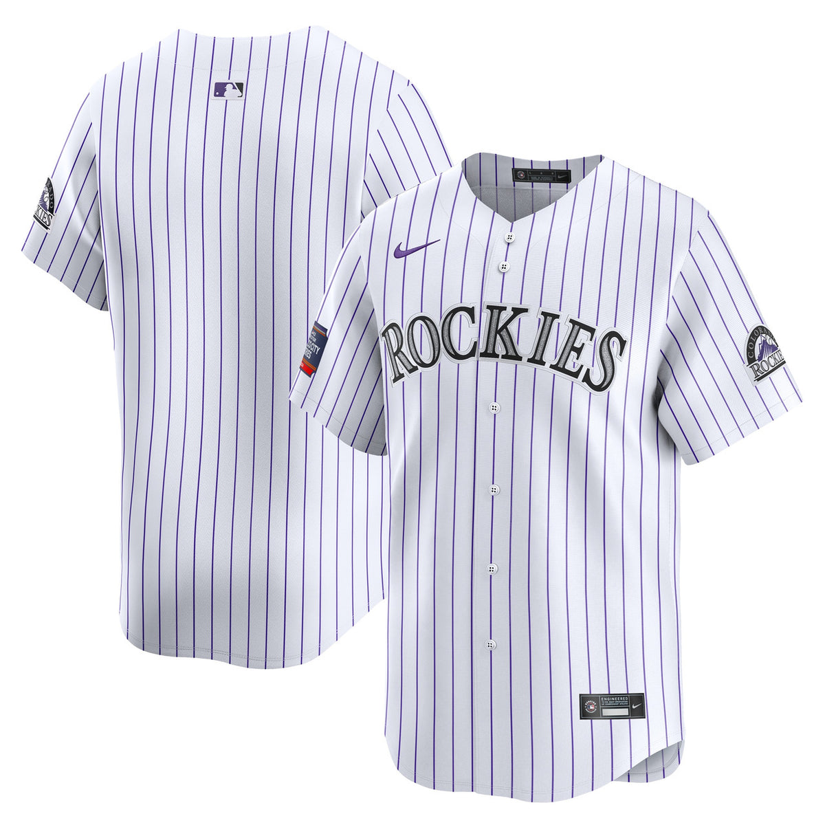 Colorado Rockies Nike 2024 World Tour Mexico City Series Home Limited Jersey - White